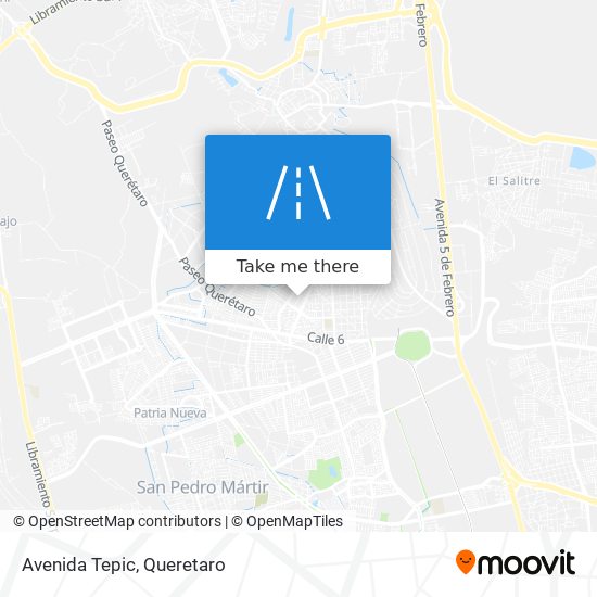 Avenida Tepic map
