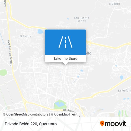 Privada Belén 220 map