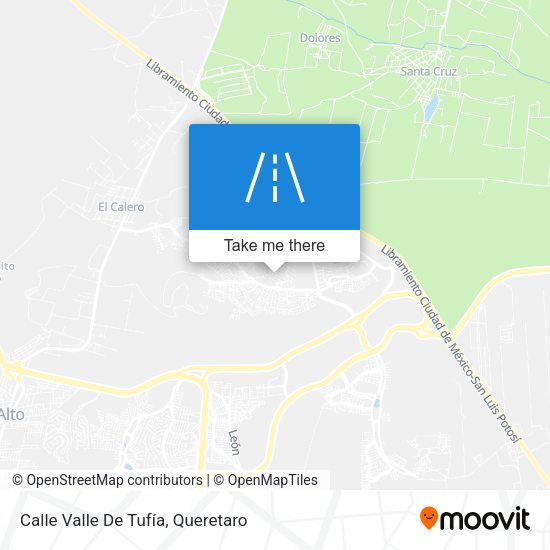 Mapa de Calle Valle De Tufía