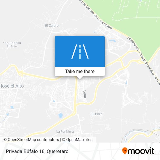 Privada Búfalo 18 map