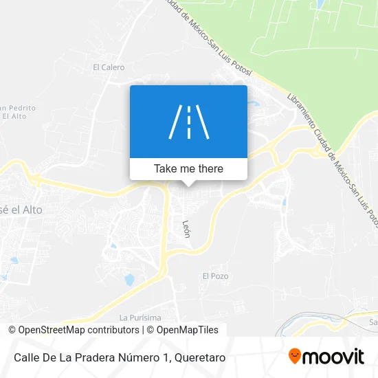 Mapa de Calle De La Pradera Número 1