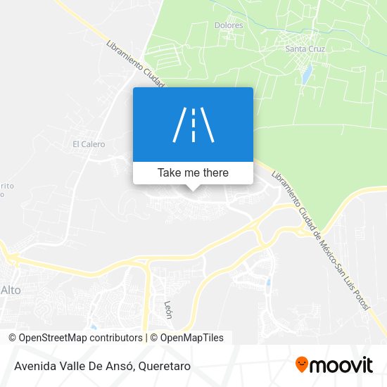 Mapa de Avenida Valle De Ansó