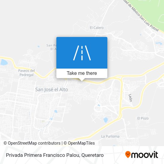 Privada Primera Francisco Palou map