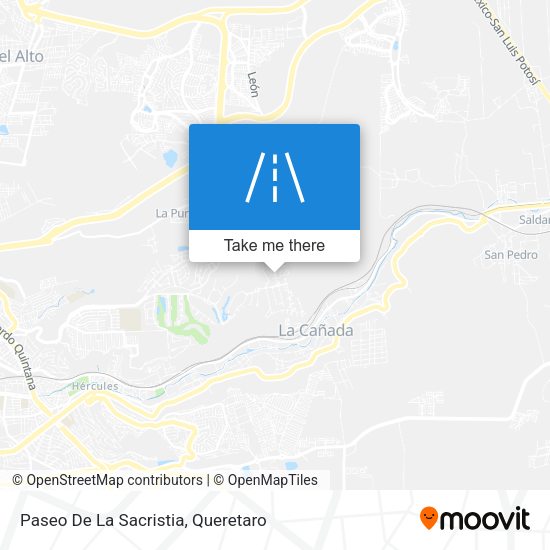 Paseo De La Sacristia map