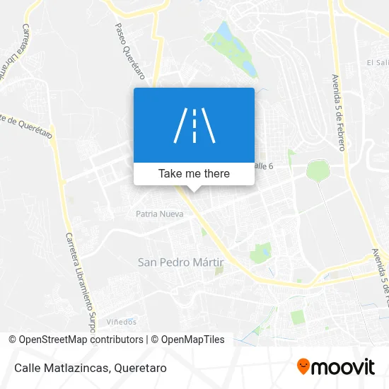 Calle Matlazincas map