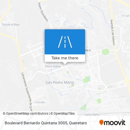 Boulevard Bernardo Quintana 3005 map