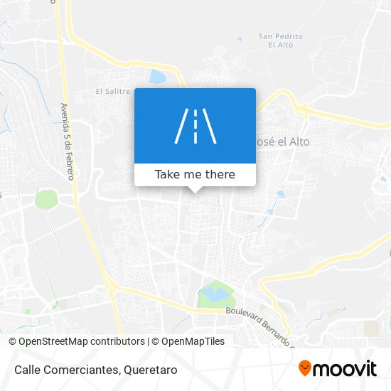 Calle Comerciantes map