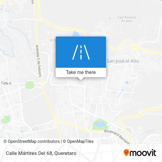 Calle Mártires Del 68 map