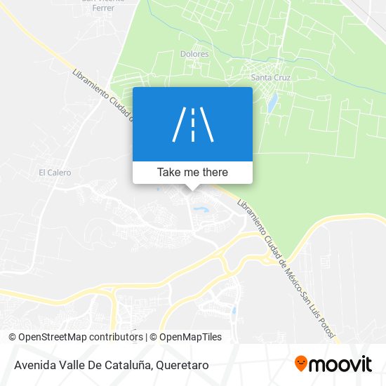 Avenida Valle De Cataluña map