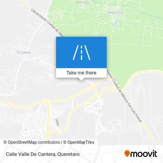 Mapa de Calle Valle De Cantera