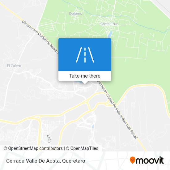 Cerrada Valle De Aosta map