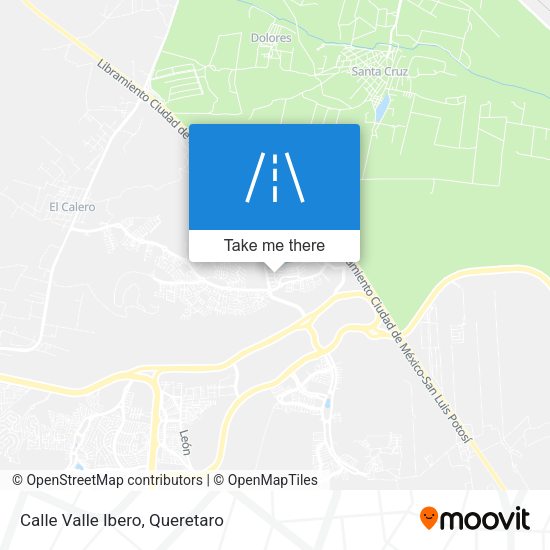 Mapa de Calle Valle Ibero