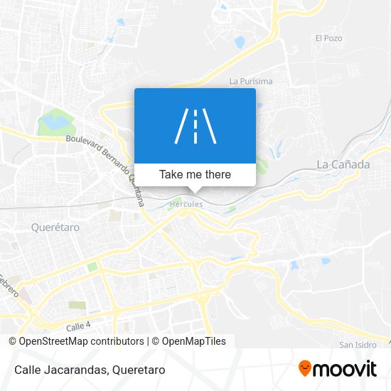 Mapa de Calle Jacarandas