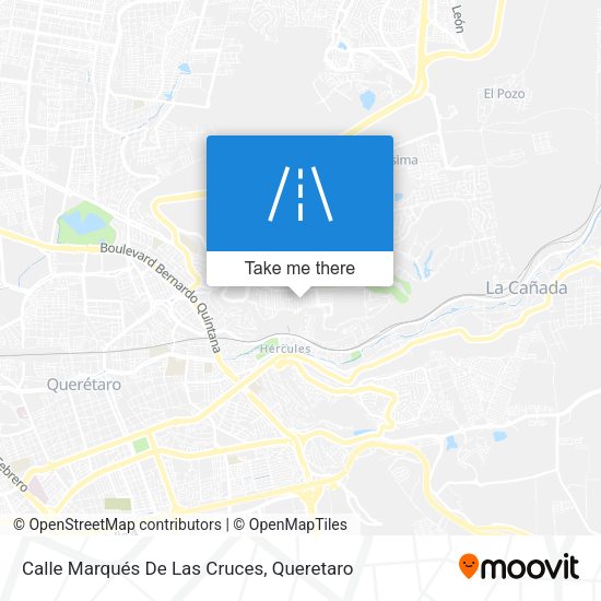 Mapa de Calle Marqués De Las Cruces