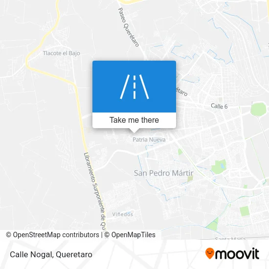 Calle Nogal map