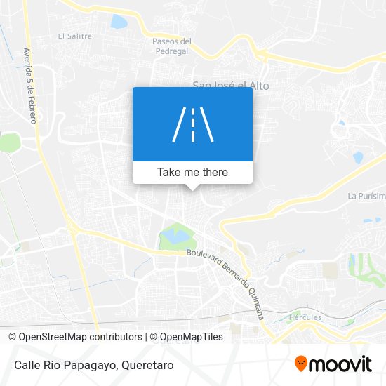 Calle Río Papagayo map