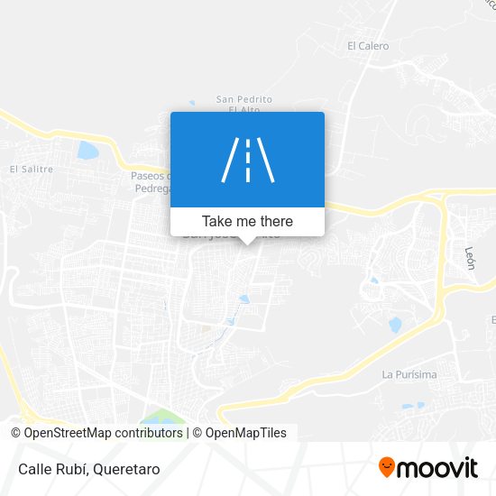 Mapa de Calle Rubí