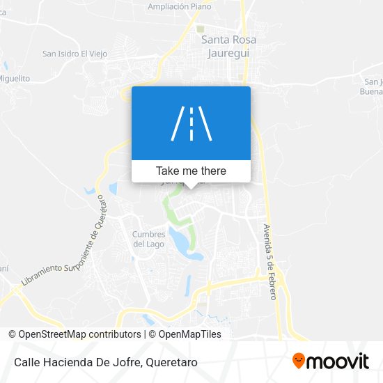 Calle Hacienda De Jofre map