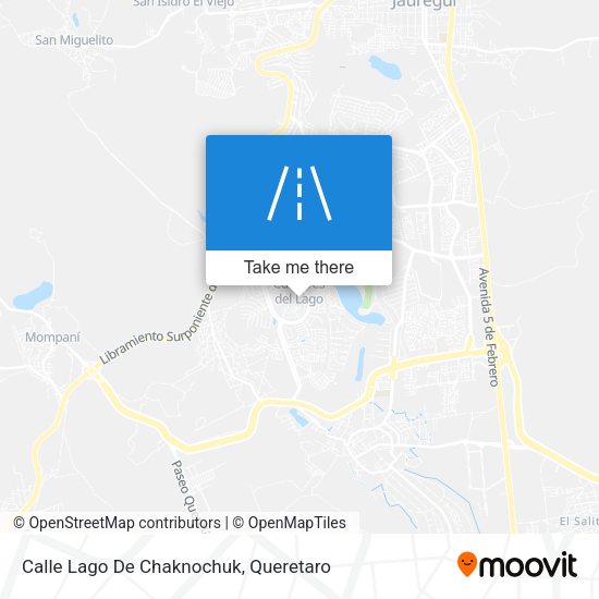 Calle Lago De Chaknochuk map