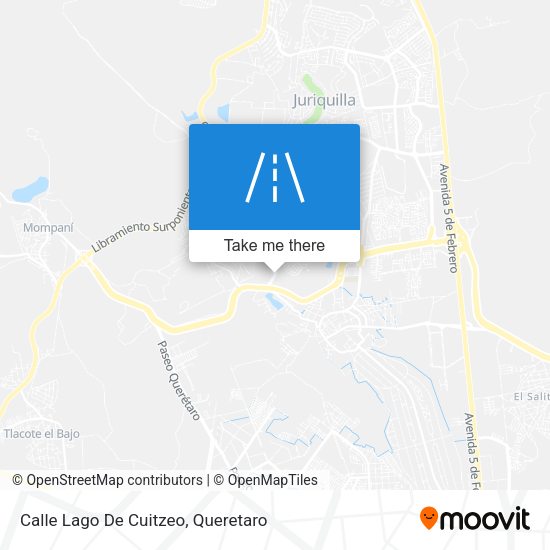 Calle Lago De Cuitzeo map