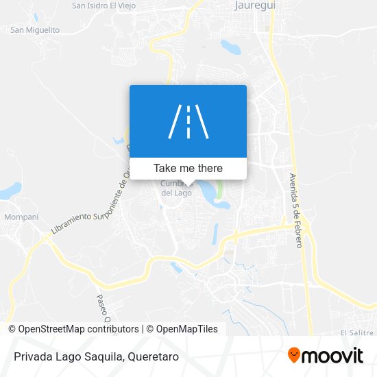 Privada Lago Saquila map