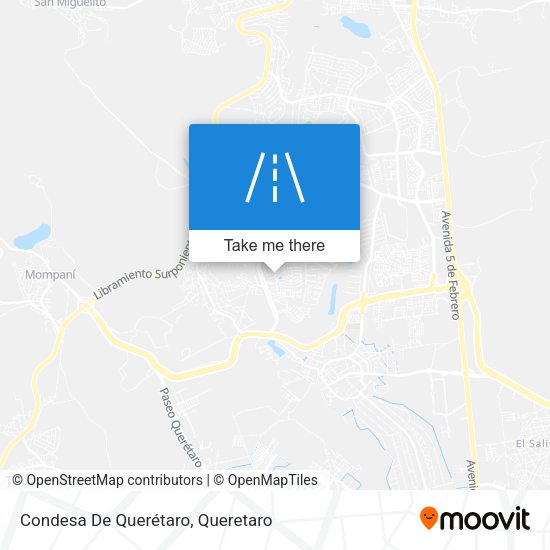 Condesa De Querétaro map