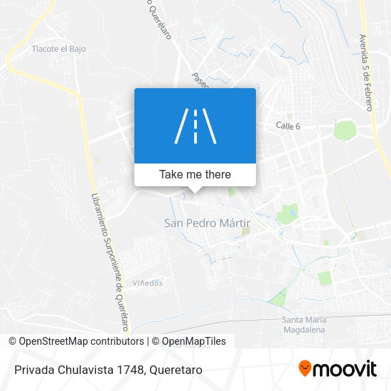 Privada Chulavista 1748 map