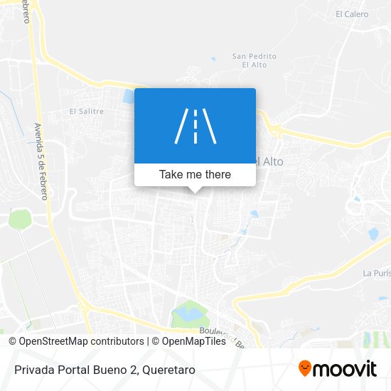 Mapa de Privada Portal Bueno 2