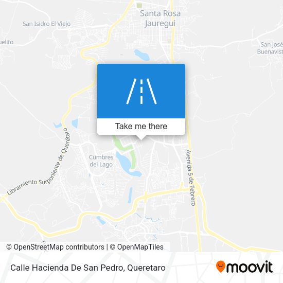 Calle Hacienda De San Pedro map