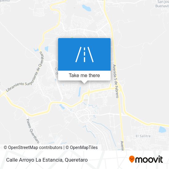 Calle Arroyo La Estancia map