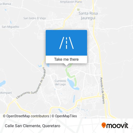 Mapa de Calle San Clemente