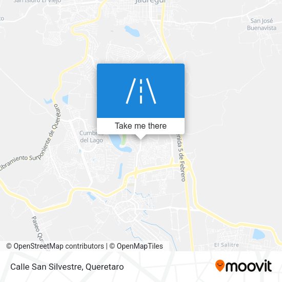 Calle San Silvestre map