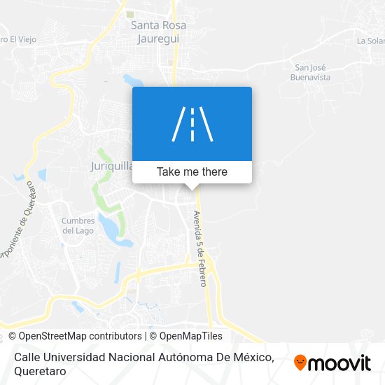 Calle Universidad Nacional Autónoma De México map