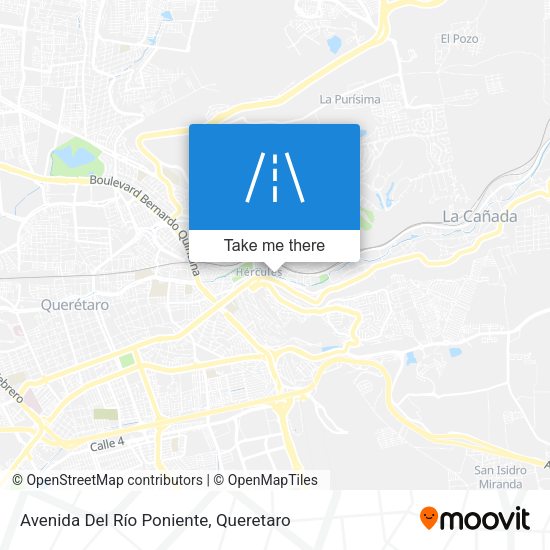 Avenida Del Río Poniente map