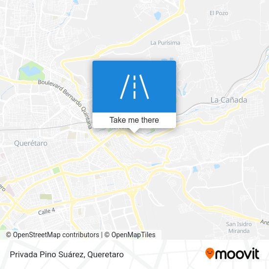 Mapa de Privada Pino Suárez