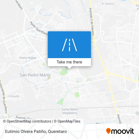 Eutimio Olvera Patiño map