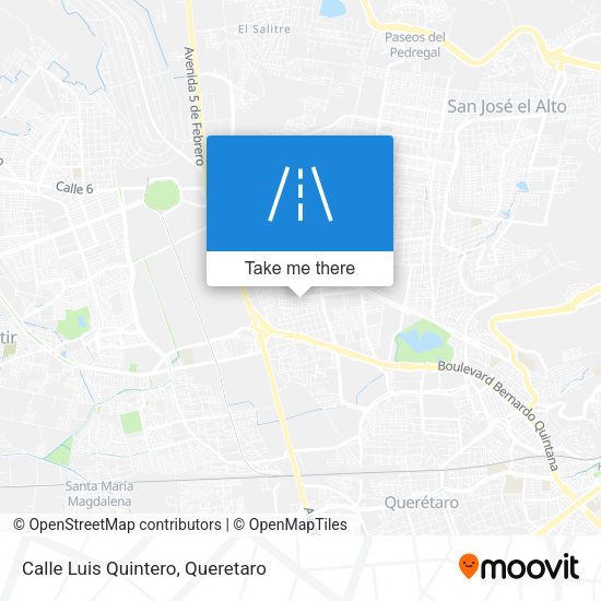 Calle Luis Quintero map