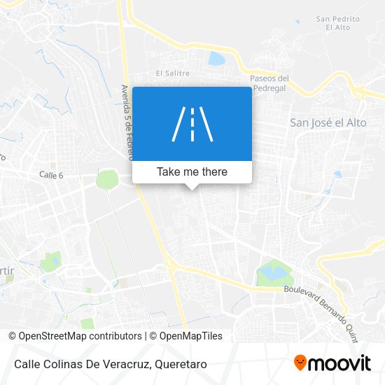 Mapa de Calle Colinas De Veracruz
