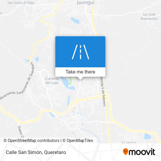Calle San Simón map