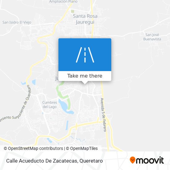 Calle Acueducto De Zacatecas map