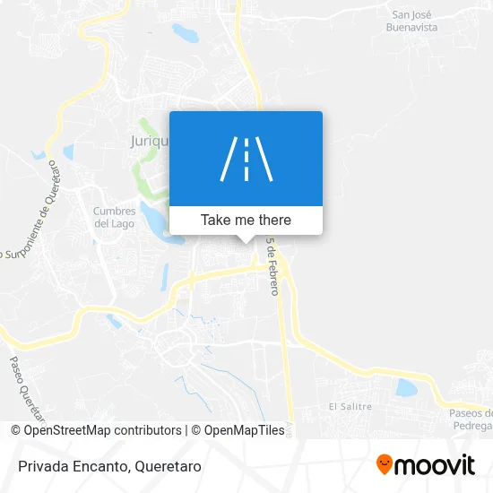 Privada Encanto map