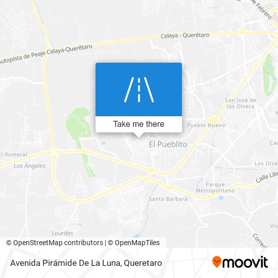 Avenida Pirámide De La Luna map