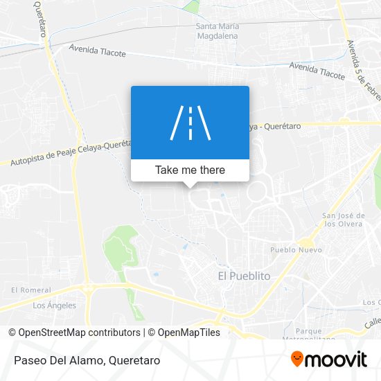 Mapa de Paseo Del Alamo