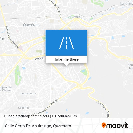 Calle Cerro De Acultzingo map