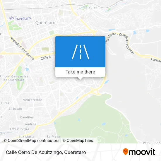 Calle Cerro De Acultzingo map
