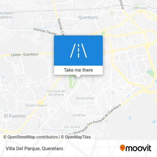 Villa Del Parque map