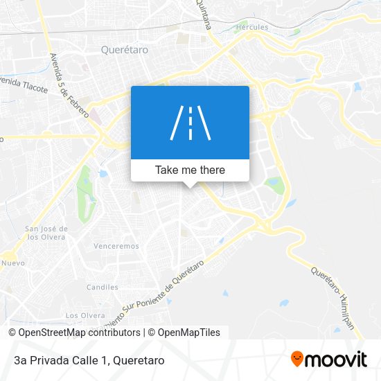 Mapa de 3a Privada Calle 1