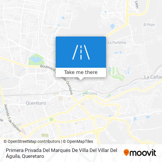Mapa de Primera Privada Del Marqués De Villa Del Villar Del Águila