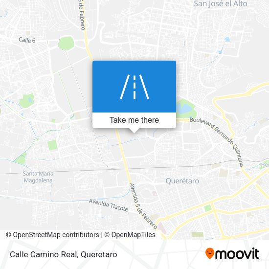 Mapa de Calle Camino Real