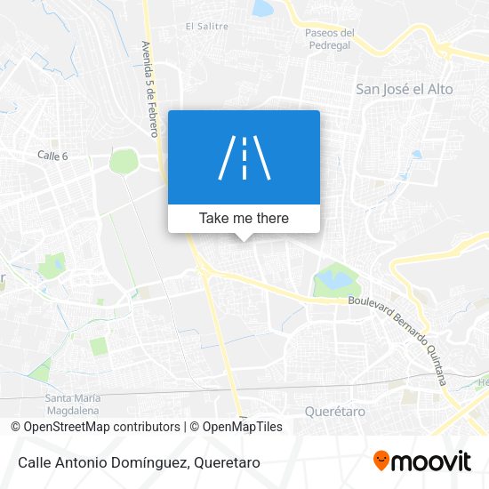 Mapa de Calle Antonio Domínguez